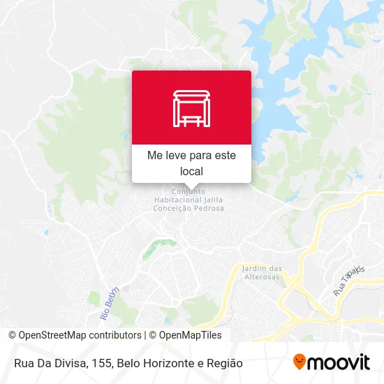 Rua Da Divisa, 155 mapa