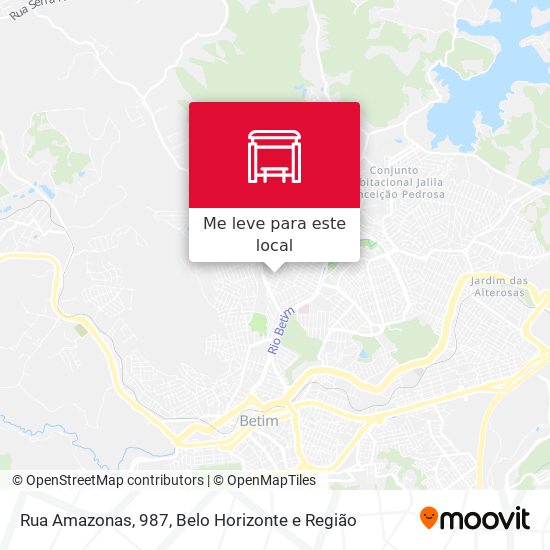 Rua Amazonas, 987 mapa