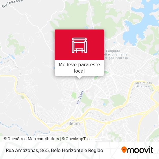 Rua Amazonas, 865 mapa