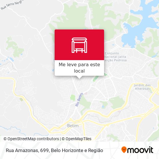 Rua Amazonas, 699 mapa