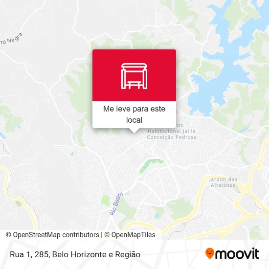 Rua 1, 285 mapa