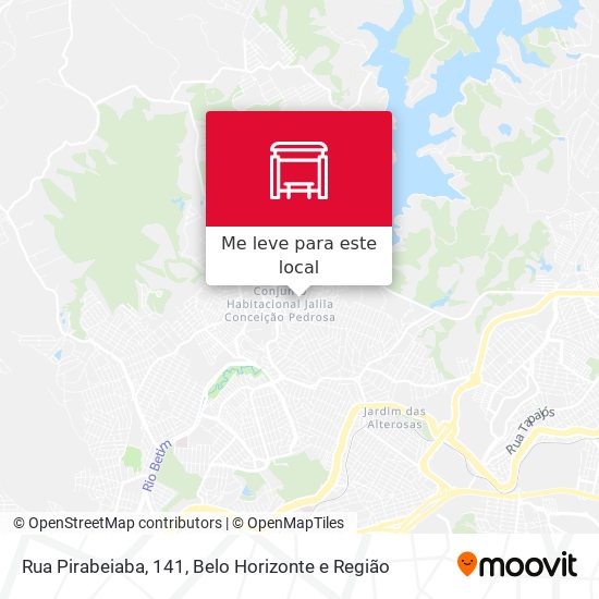 Rua Pirabeiaba, 141 mapa