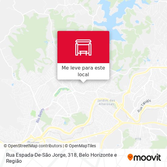 Rua Espada-De-São Jorge, 318 mapa