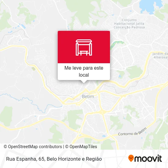 Rua Espanha, 65 mapa