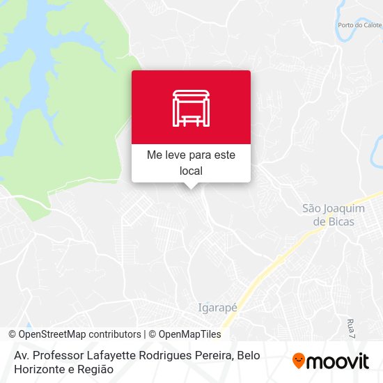 Av. Professor Lafayette Rodrigues Pereira mapa