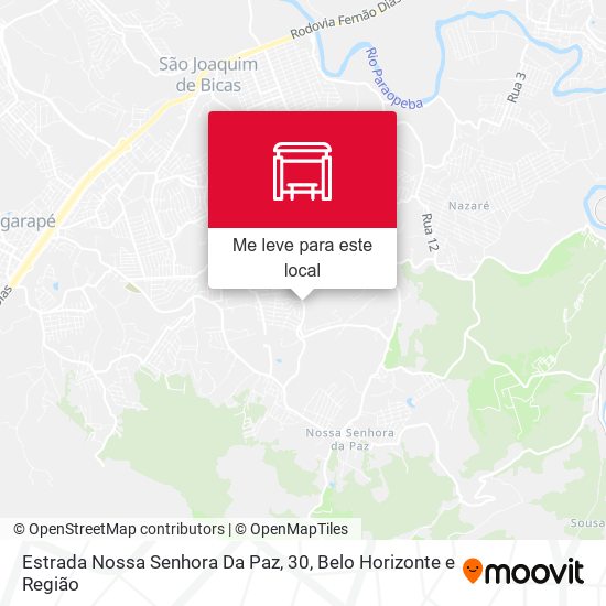Estrada Nossa Senhora Da Paz, 30 mapa