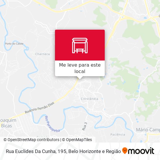 Rua Euclides Da Cunha, 195 mapa
