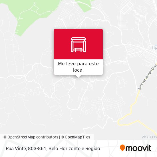 Rua Vinte, 803-861 mapa