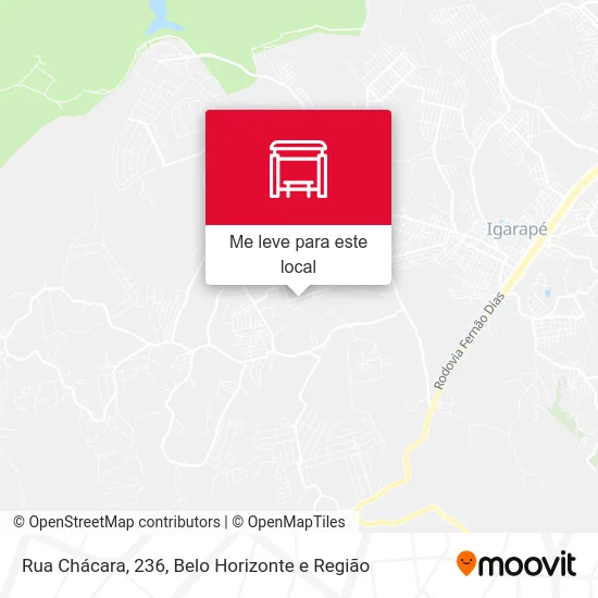 Rua Chácara, 236 mapa