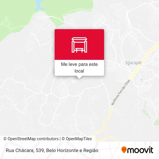 Rua Chácara, 539 mapa