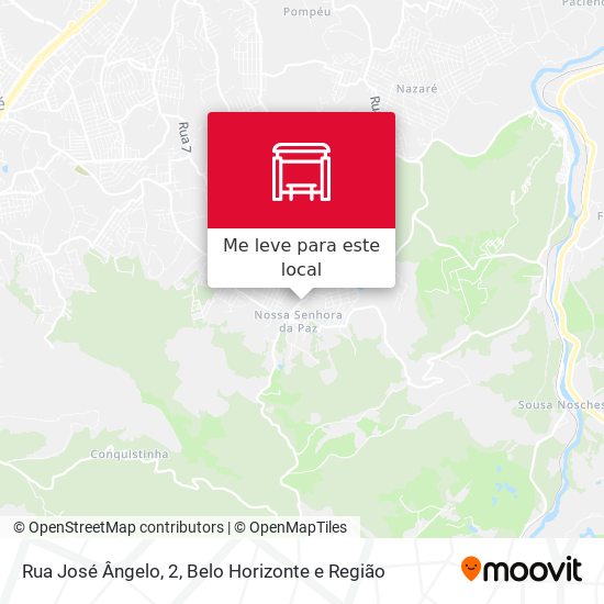 Rua José Ângelo, 2 mapa