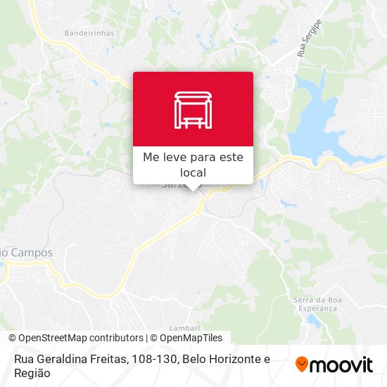 Rua Geraldina Freitas, 108-130 mapa