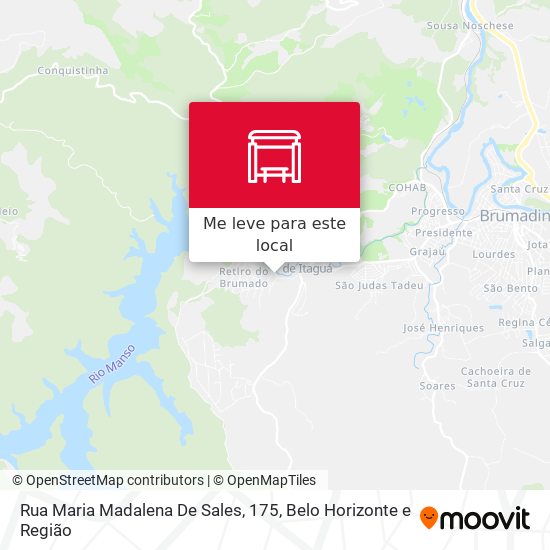 Rua Maria Madalena De Sales, 175 mapa