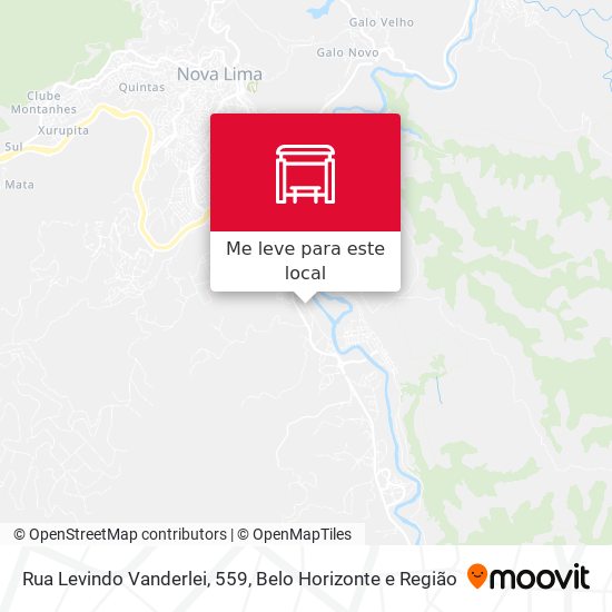 Rua Levindo Vanderlei, 559 mapa