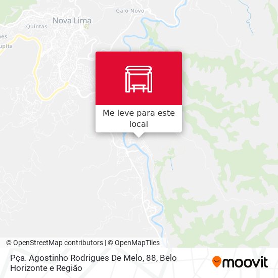Pça. Agostinho Rodrigues De Melo, 88 mapa