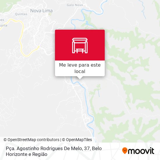 Pça. Agostinho Rodrigues De Melo, 37 mapa