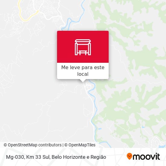 Mg-030, Km 33 Sul mapa