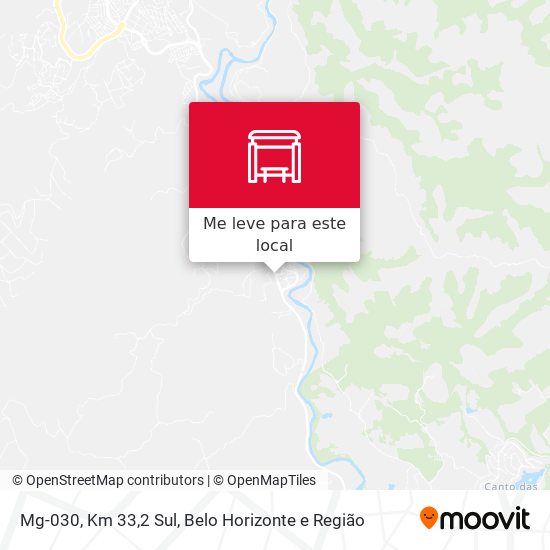 Mg-030, Km 33,2 Sul mapa