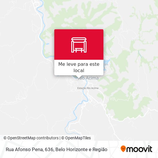 Rua Afonso Pena, 636 mapa