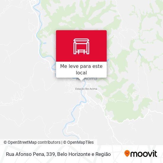 Rua Afonso Pena, 339 mapa