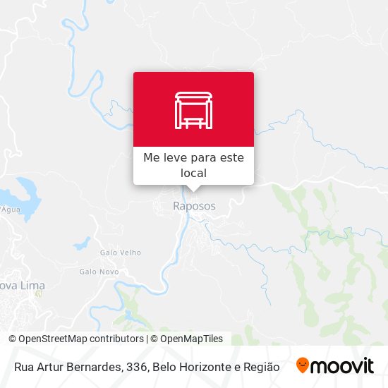 Rua Artur Bernardes, 336 mapa