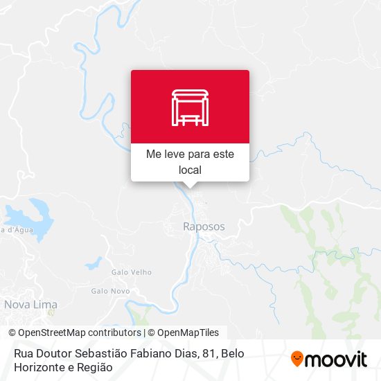 Rua Doutor Sebastião Fabiano Dias, 81 mapa