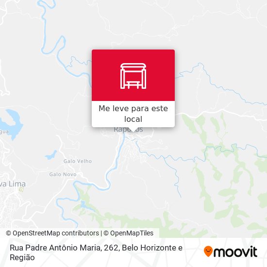 Rua Padre Antônio Maria, 262 mapa