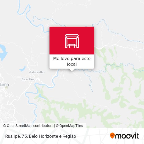 Rua Ipê, 75 mapa