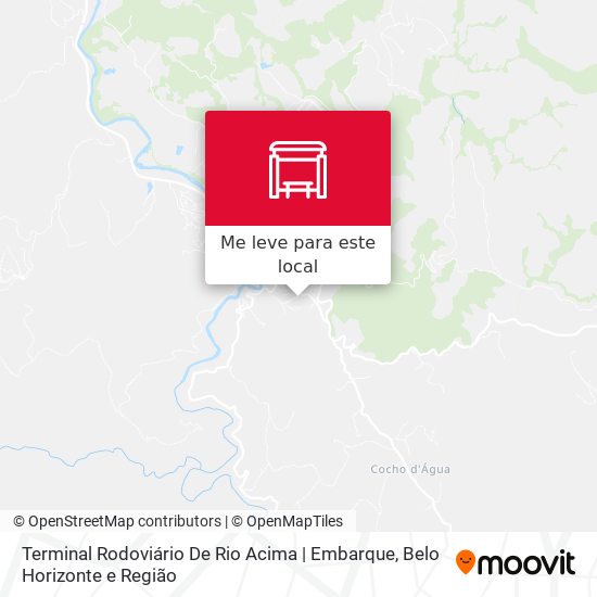 Terminal Rodoviário De Rio Acima | Embarque mapa