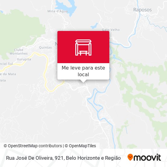 Rua José De Oliveira, 921 mapa