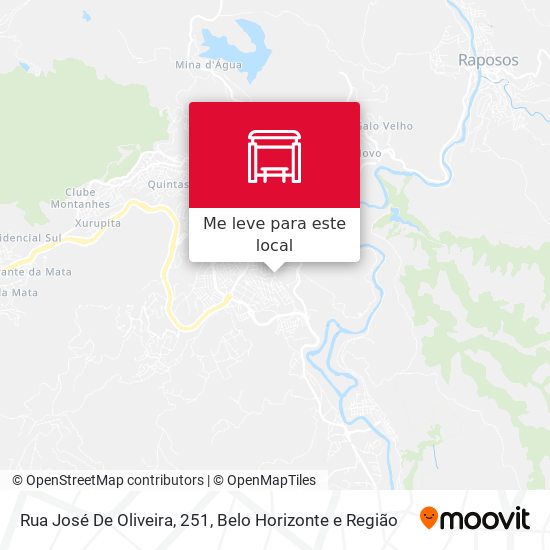 Rua José De Oliveira, 251 mapa