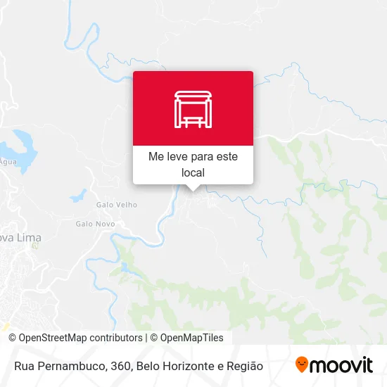 Rua Pernambuco, 360 mapa