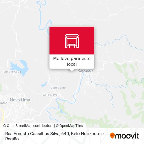 Rua Ernesto Cassilhas Silva, 640 mapa
