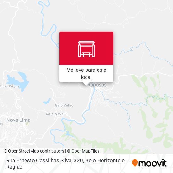Rua Ernesto Cassilhas Silva, 320 mapa