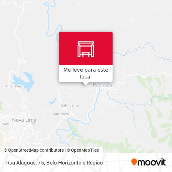 Rua Alagoas, 75 mapa