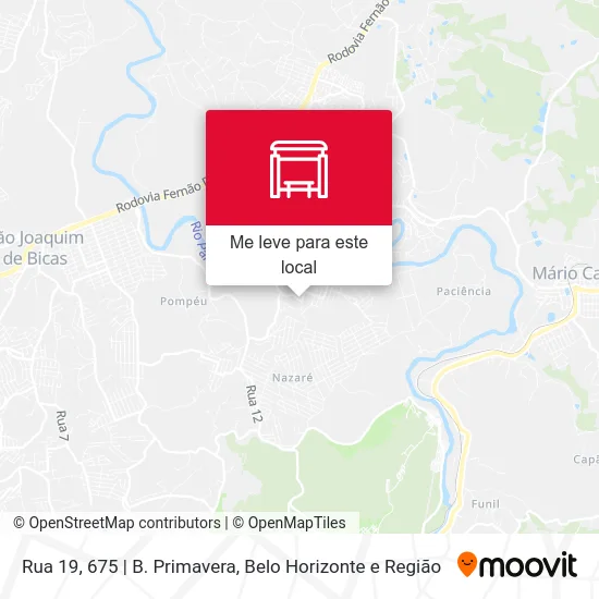 Rua 19, 675 | B. Primavera mapa