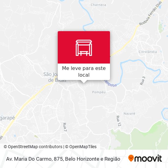 Av. Maria Do Carmo, 875 mapa