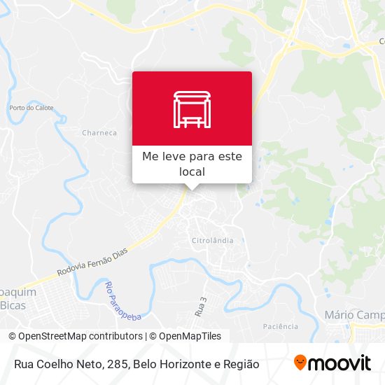 Rua Coelho Neto, 285 mapa