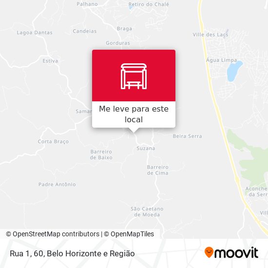 Rua 1, 60 mapa