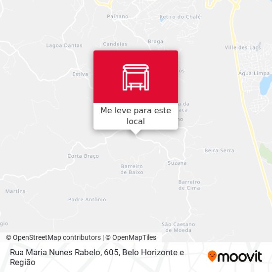 Rua Maria Nunes Rabelo, 605 mapa