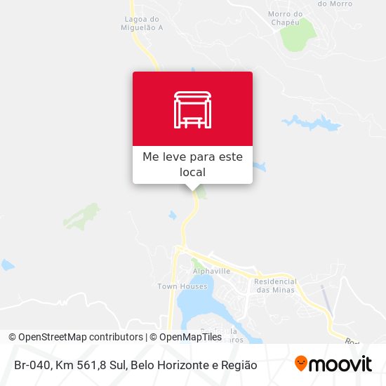 Br-040, Km 561,8 Sul mapa
