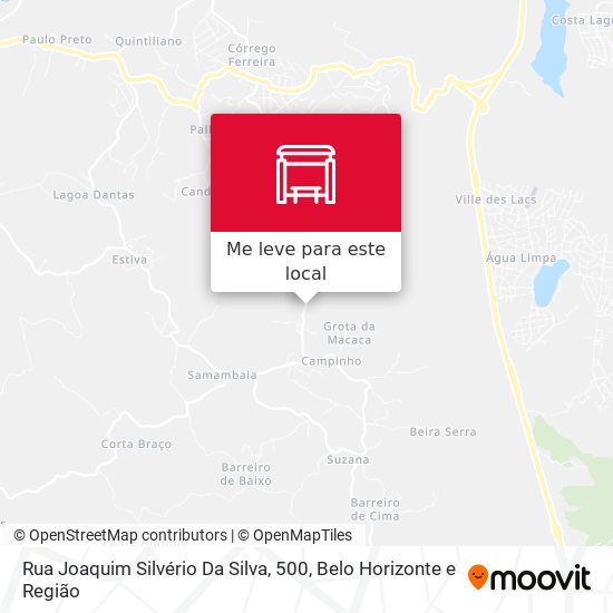 Rua Joaquim Silvério Da Silva, 500 mapa