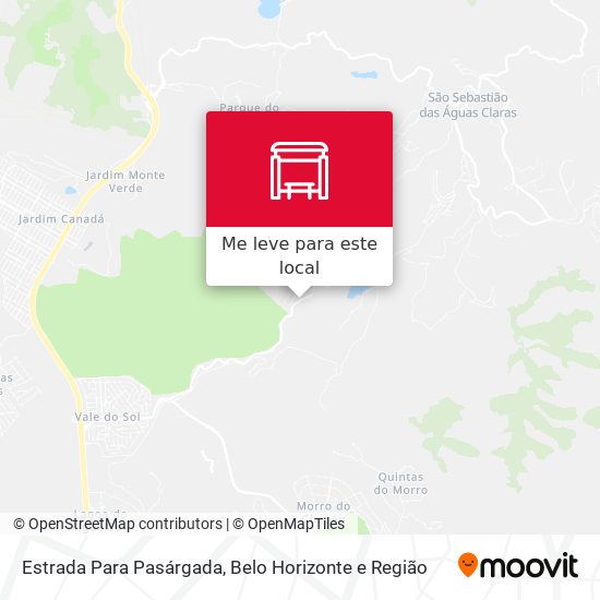 Estrada Para Pasárgada mapa