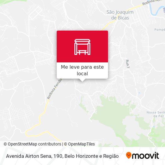 Avenida Airton Sena, 190 mapa