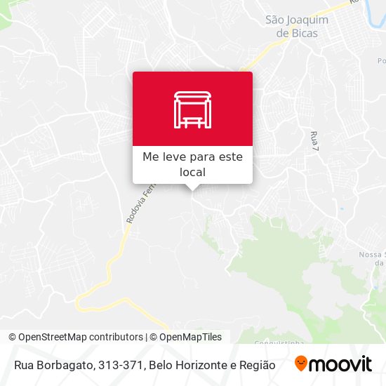 Rua Borbagato, 313-371 mapa
