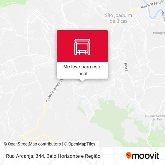 Rua Arcanja, 344 mapa