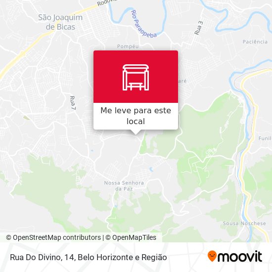 Rua Do Divino, 14 mapa