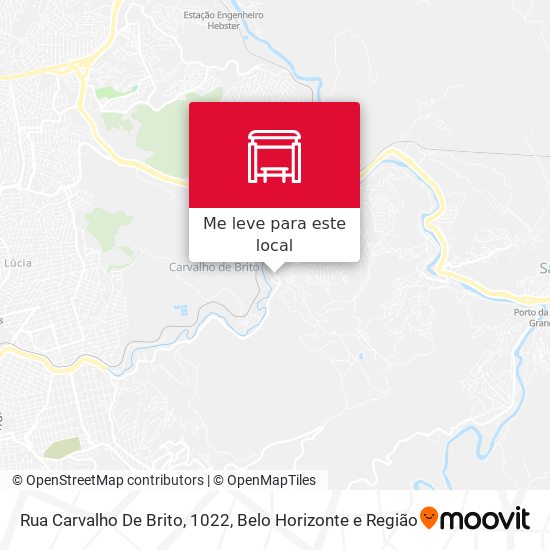 Rua Carvalho De Brito, 1022 mapa