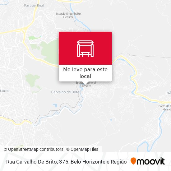 Rua Carvalho De Brito, 375 mapa