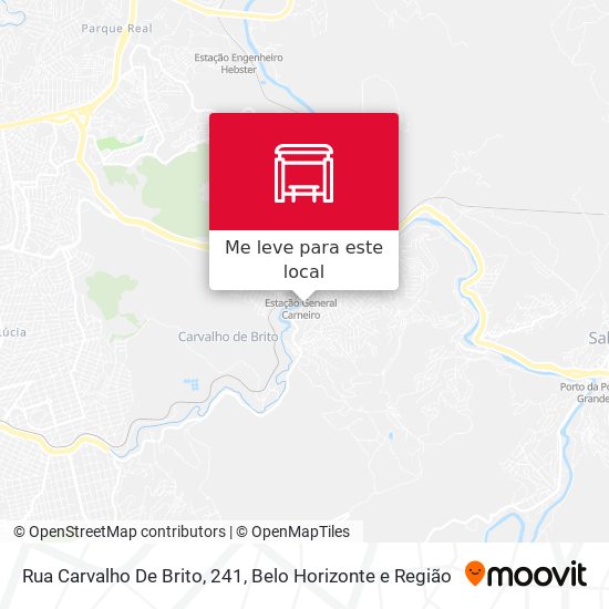 Rua Carvalho De Brito, 241 mapa